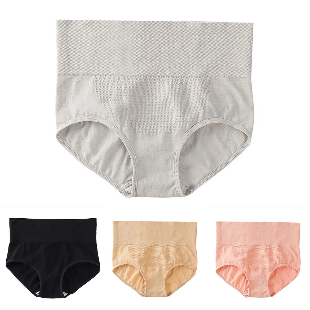 

Menstrual Leak Proof Elastic Breathable Underwear High Waist Panty Women Slimming Briefs Butt Lift Japanese Princess Panties