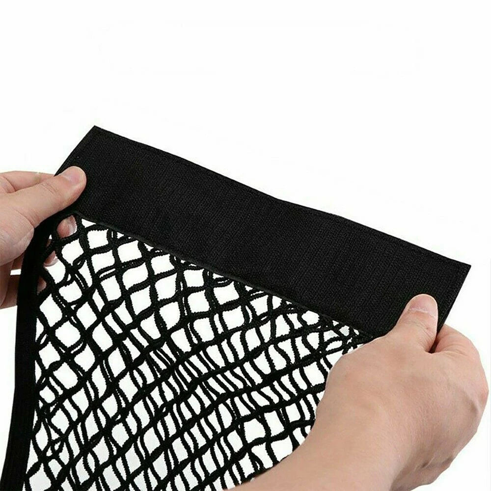 جودة جديدة عملية التخزين المنظم شبكة بضائع مرتبة 1 قطعة 25*60 سنتيمتر اكسسوارات التمهيد الأمتعة العلامة التجارية الجديدة سيارة جذع قافلة #6