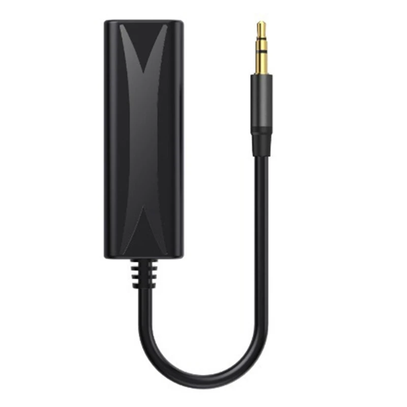 Noise Filter 3.5mm Auditory Cable for Eliminating Ground Looping Disturbances in Car and Home Auditory Systems