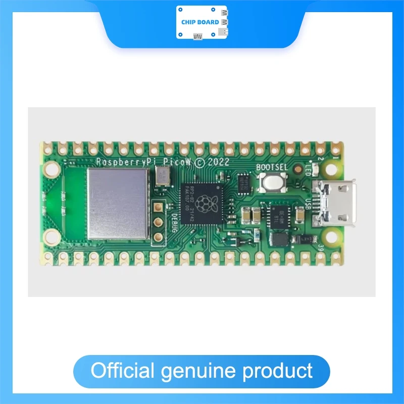 Raspberry Original Pi Pico / Pico 2 Development Board, Pico or Pico H with Headers, WiFi Expansion, MicroPython C++ Ready