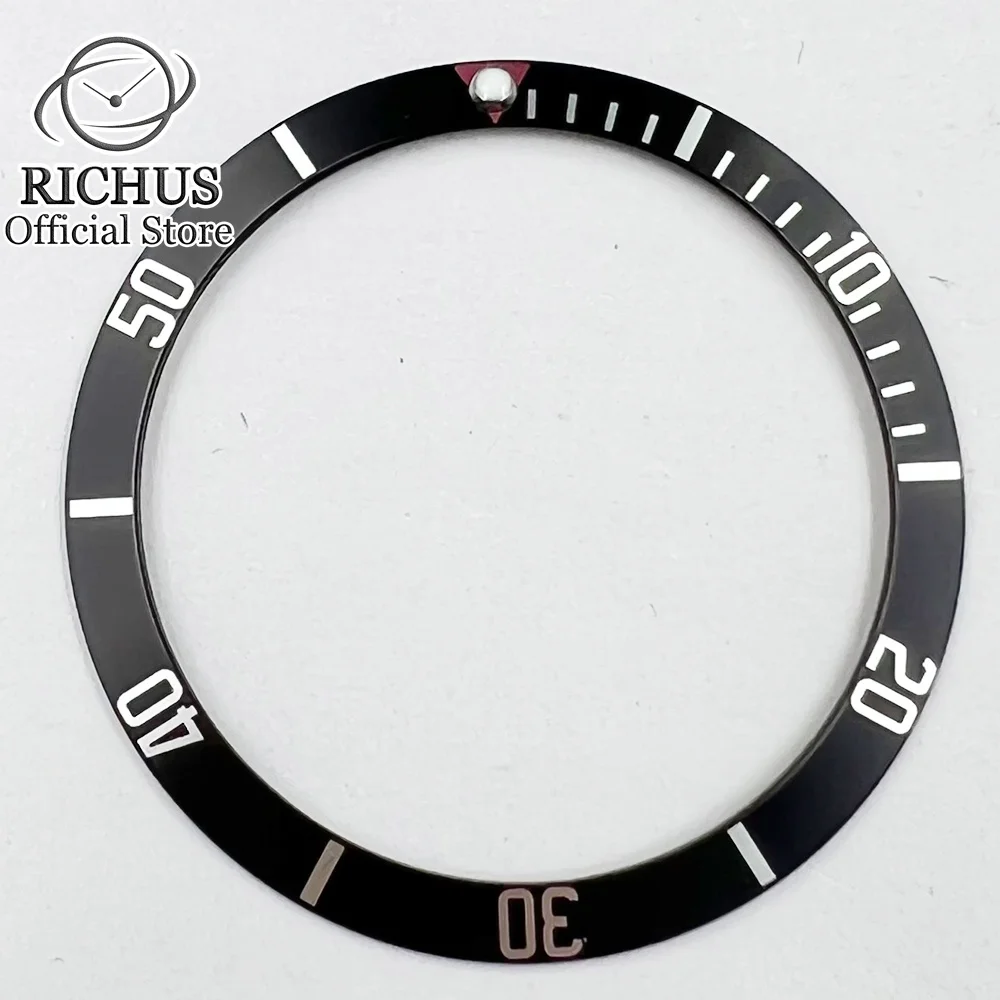 Watch Bezel 39.4mm*32.7mm Accessories Aluminum bezel fit41mm watch case
