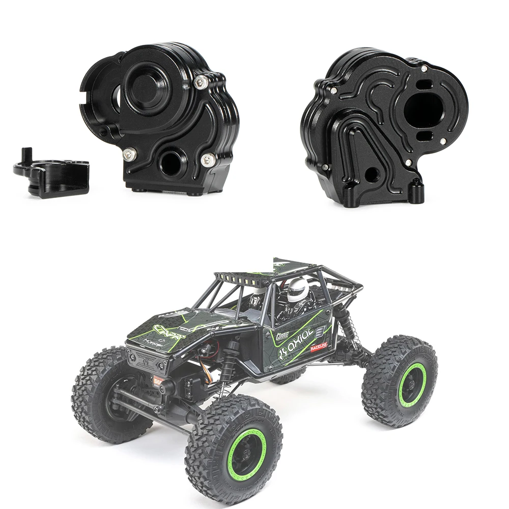 

Корпус коробки передач из алюминиевого сплава, крышка коробки передач для радиоуправляемого гусеничного двигателя 1/18 UTB18, каприа, неограниченная тропа, багги AXI212002, обновленная деталь