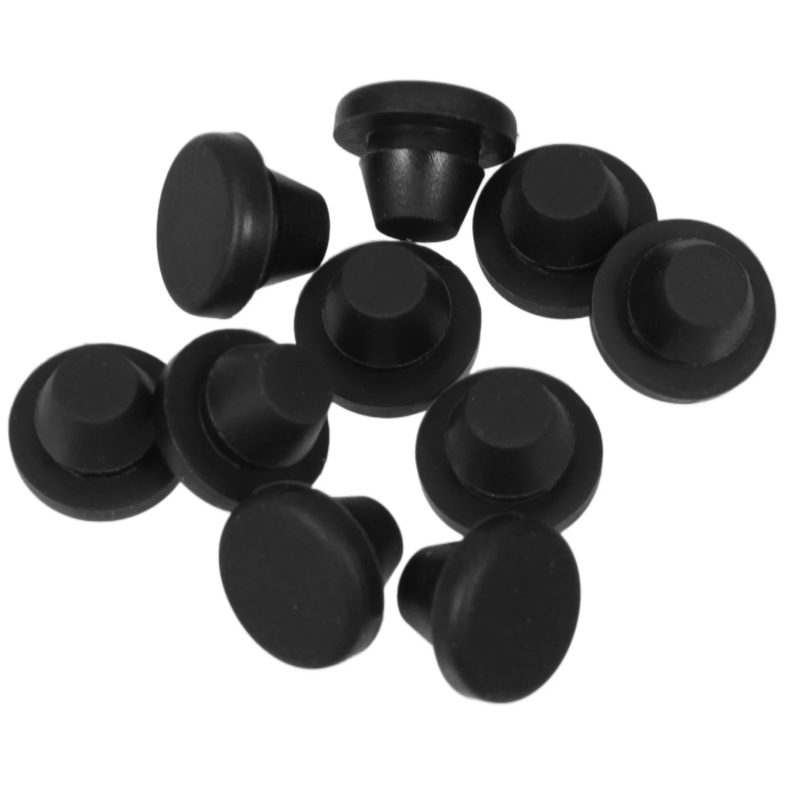

10 Pcs Anti-collision Silicone Plugs Furniture Holes High Elasticity Shock Absorption Vibration Resistance Easy Installation