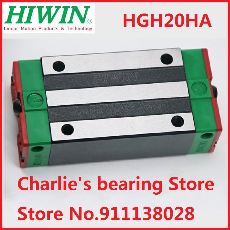 1pc 100% brand new original genuine Hiwin brand linear guide block HGH20HA