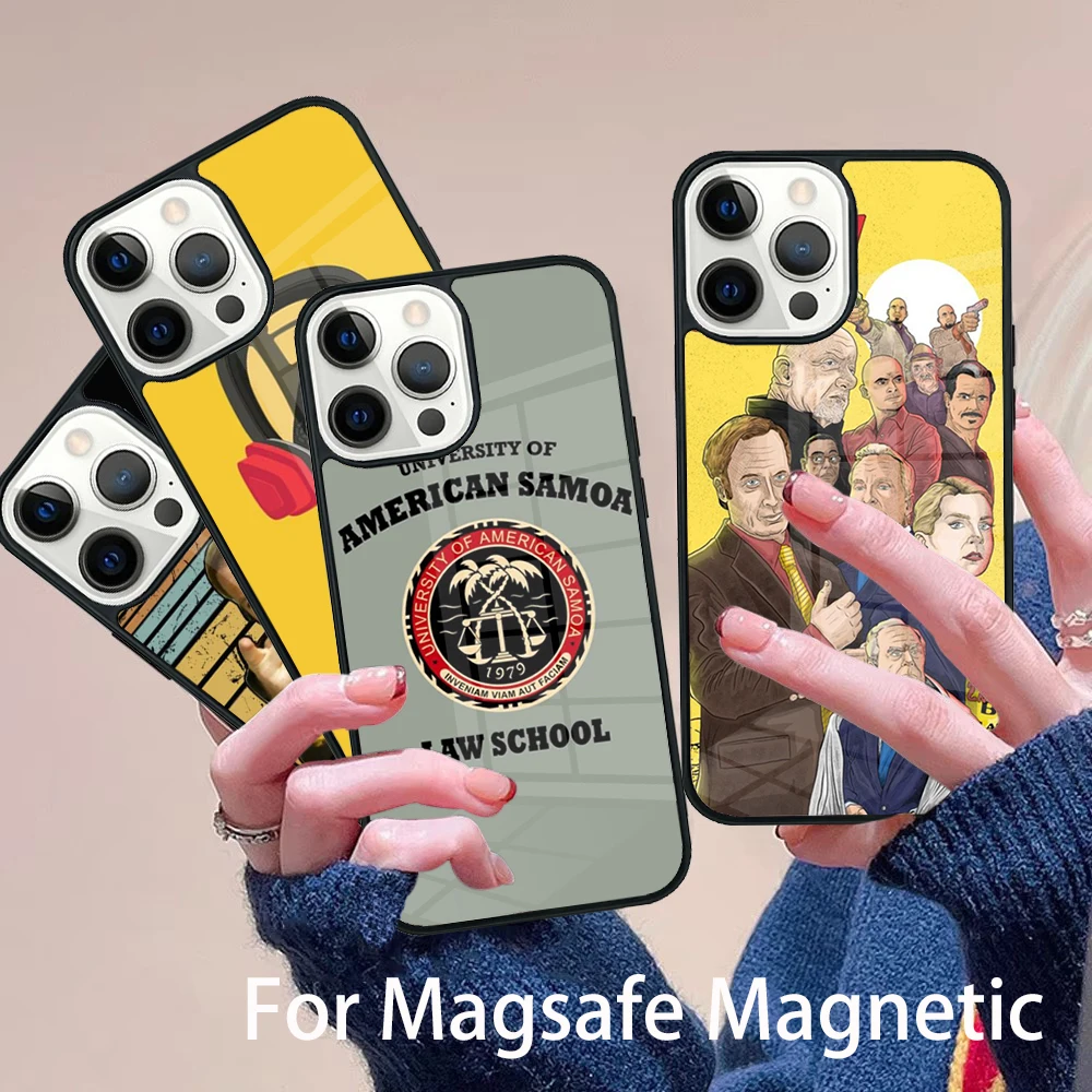 

Better Call Saul TV series Phone Case Magesafe Magnetic Wireless Charge Cover For IPhone 16 11 12 13 14 15 Pro Max Plus Mini