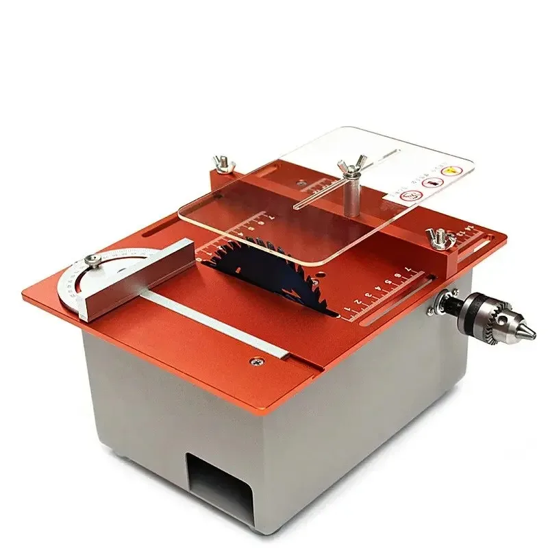 

Mini Table Saw, Multifunctional Electric SawsPrecision Micro Household Cutting Machine Small Woodworking Electric Saw