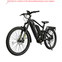 2024 Wholesale Electric Bike 52V 1500W Bafang M620 Middrive Ebike Dual 40ah Lithium 31Mph 160Km Long Range Powerful Emtb