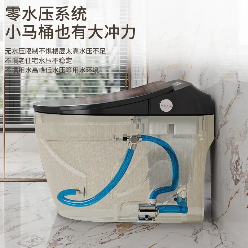 Wood-grain intelligent horse can be heated automatically without water pressure limit bucket. Creative personality household