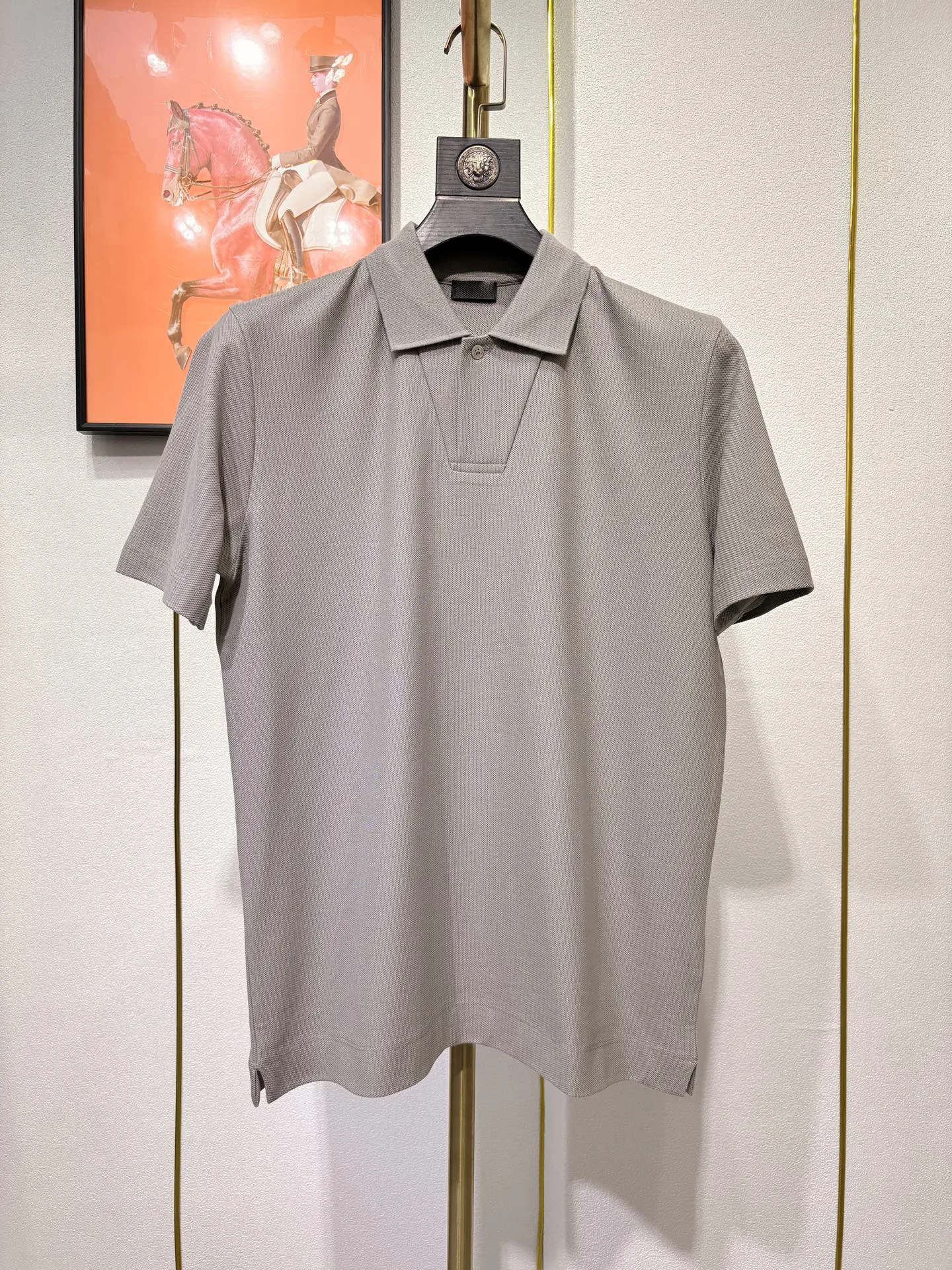 

13 SIJITONGDAT-Shirt Cotton Men 2025 New Casual Breathable Straight Embroidery Short Sleeve Thin Quality Big Size M-2XL