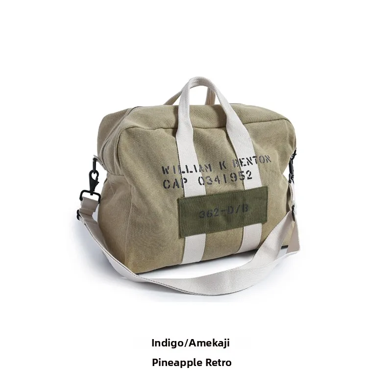 

Ретро американская передвижная сумка ВВС в стиле милитари, тяжелая парусиновая потертая ручная диагональная сумка, мотоциклетная сумка для мужчин