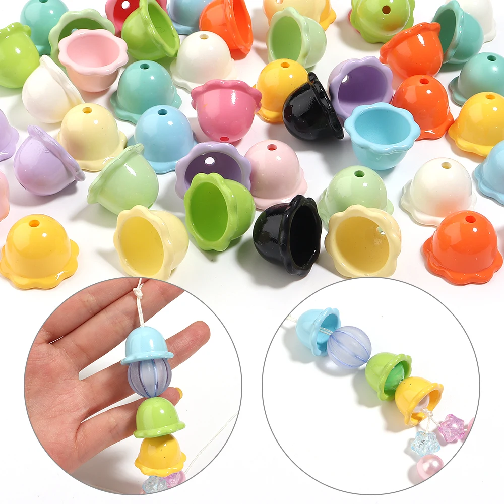 Car Accessories Bangkok - 5/10/20 Buah Manik-Manik Lonceng Angin Akrilik,