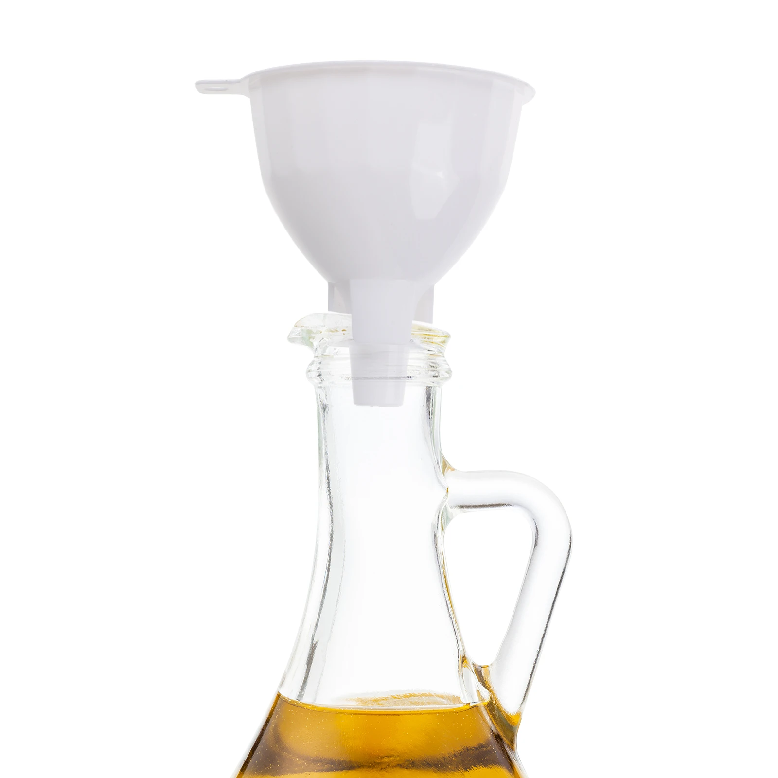 

Kitchen Funnel Wide Mouth Leakproof Oil Soy Sauce Wine Liquid Transfer Home Use Dishwasher Safe Lightweight Cooking Dispensing