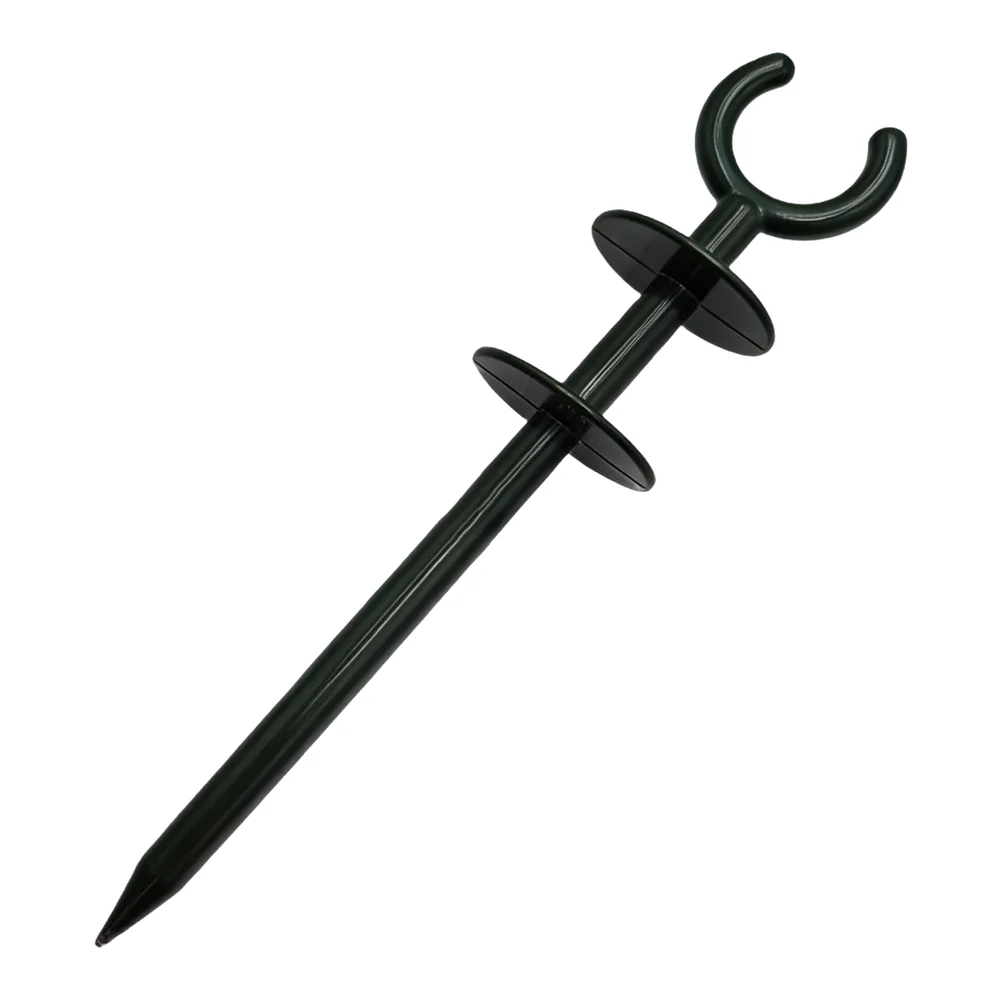Plastic Hose Guide Stake for Guiding Standard-Sized Garden Hoses Through Tight Spots Near Fences Decks and Garden Structures