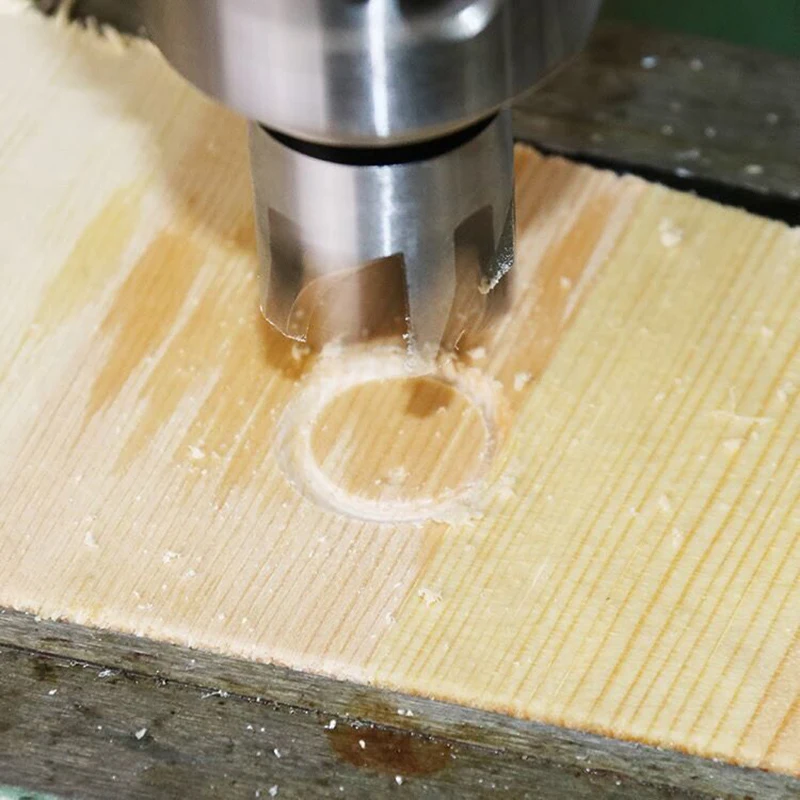 8 Stuks Houten Plug Cutter Boor Snijgereedschap Boor Set Rechte En Tapered Taper 5/8 "1/2" 3/8 "1/4" Houtbewerking Kurk Boor