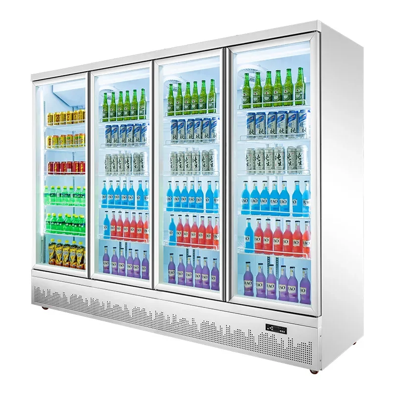 Outdoor Industrial  showcase bar Fridge Commercial Refrigerators Price Customized