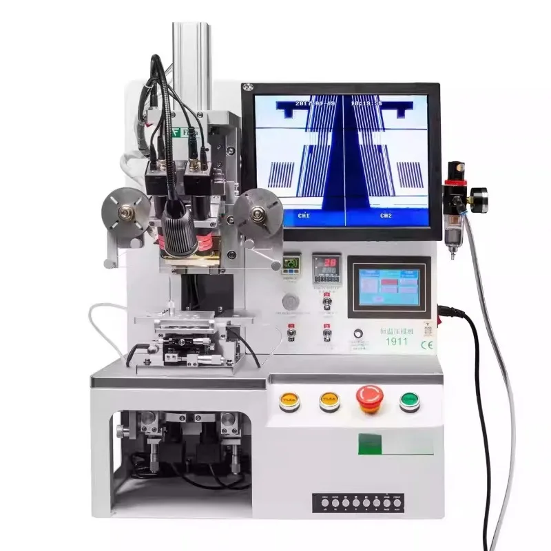 New High Precision IC Cof Bonding Machine with PLC and Bearing for Phone Flex Repair 1 Year Warranty All Platforms