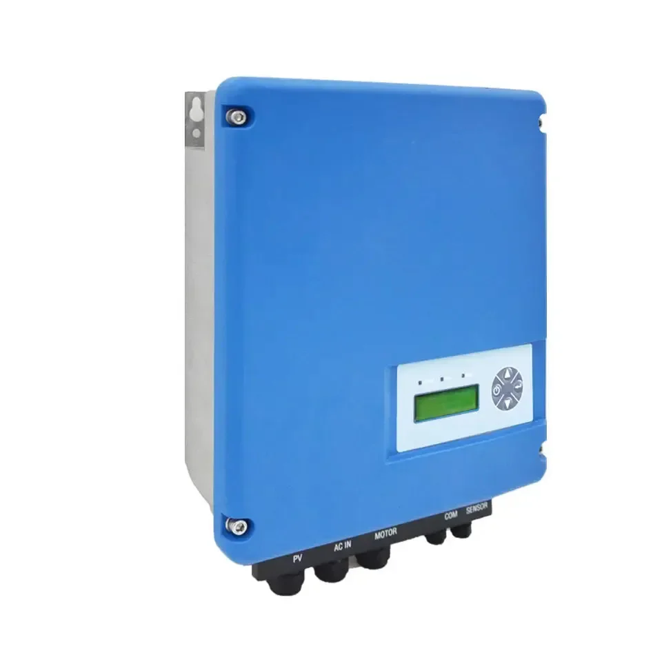 0.55kw to 350kw Ac/dc Hybrid universal agriculture Irrigation pool Stainless steel submersible solar water pump inverter