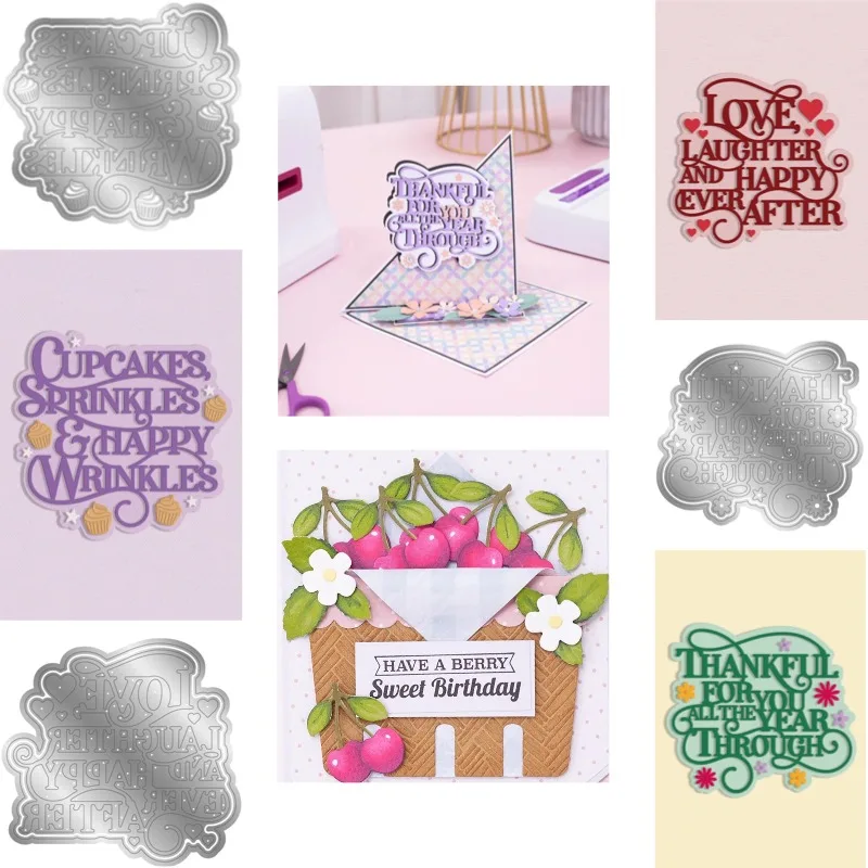 

Fruit Basket Contains Grapes Strawberries, and Flowers Metal Cutting Dies New Arrival 2026 DIY Molds Scrap Booking Paper Making