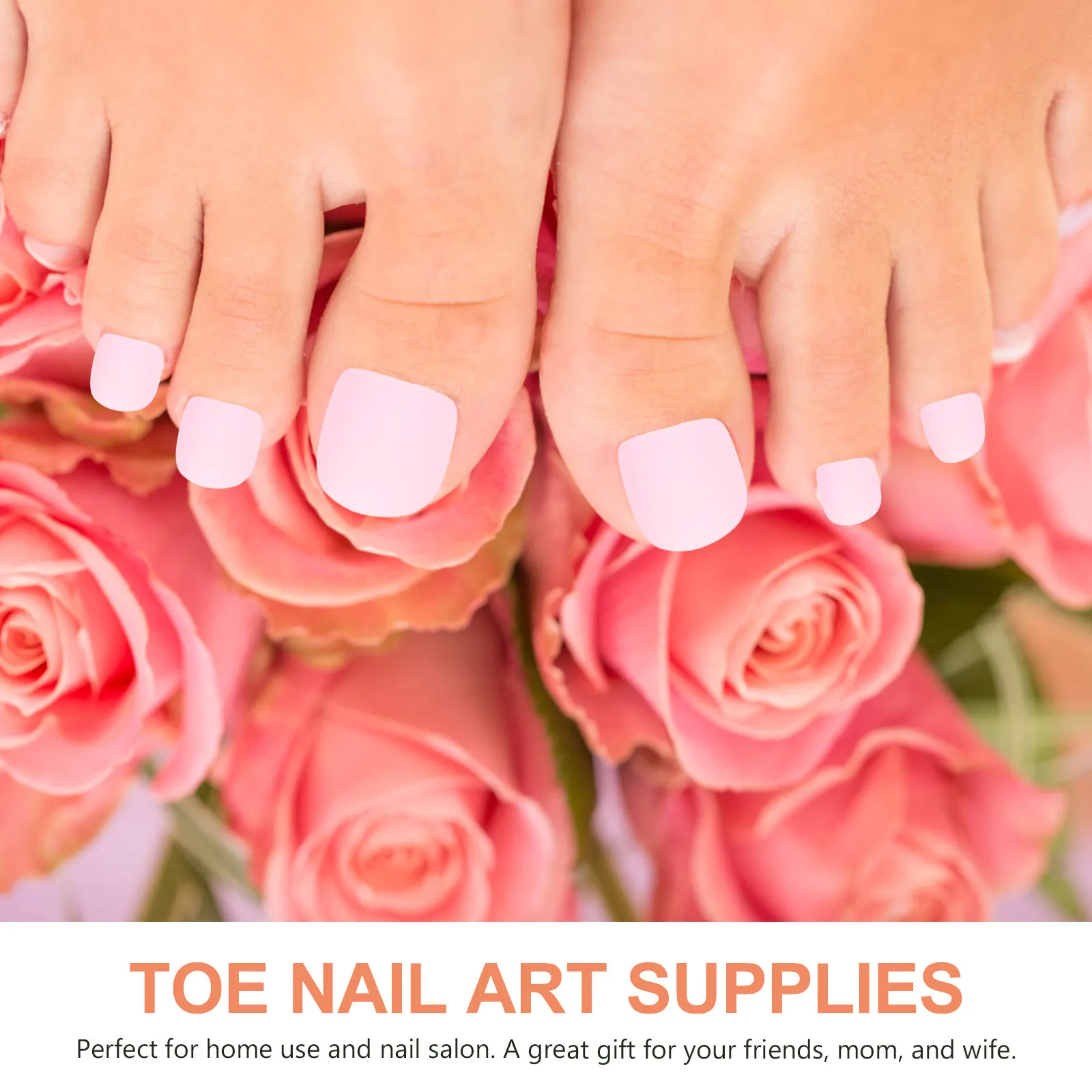 

Искусственные ногти для педикюра, матовые, короткие, натуральные, цветные, для самостоятельного маникюра, полный набор накладных ногтей для праздников и свадеб