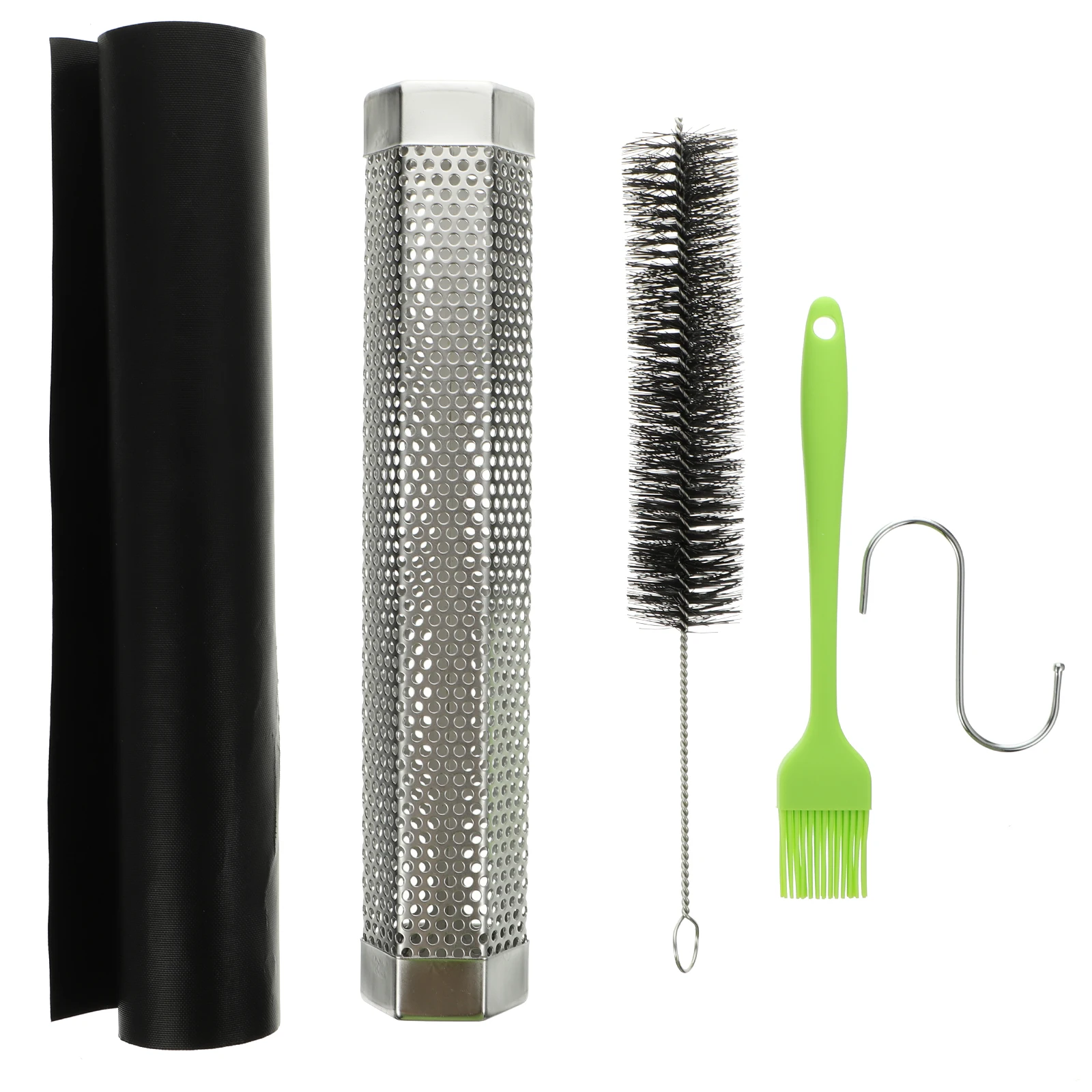 

Stainless Steel Smoker Tube BBQ Mesh Pipe Camping Supply Bacon Barbecue Generator Smoking Anti Rust Bar Tools