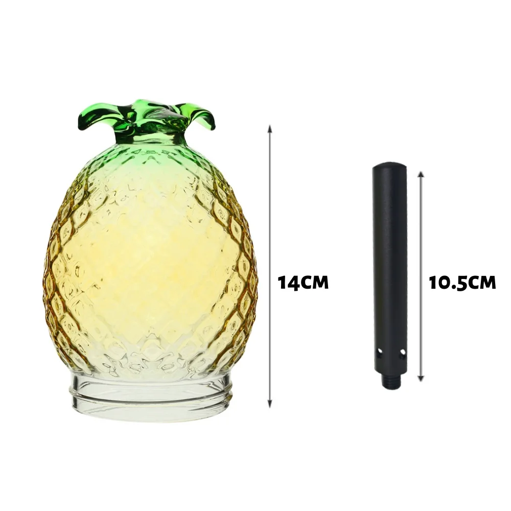 سعيد الجاذبية الشيشة زجاجة عالية البورسليكات مقاومة للحرارة الزجاج كالليان تشيتشا زجاجات مياه أنابيب الشيشة الملحقات