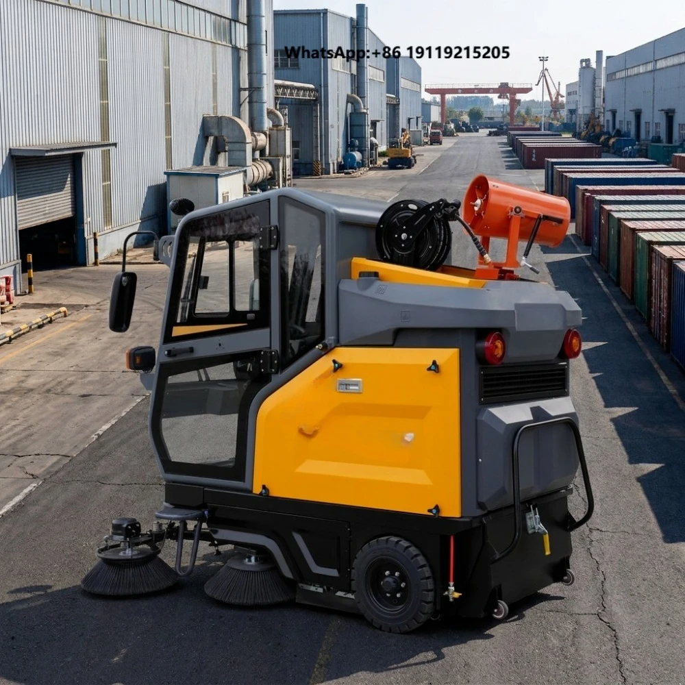 MINGNUO MN-E850FB Self Propelled Electric Battery Motor Warehouse Cleaning Machine Cordless Ride Leaf Collection Industrial