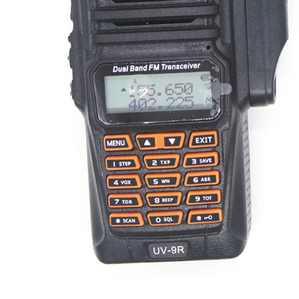 New Adapter Cable for UV-9R Plus UV-XR Waterproof To 2 Pin UV-82 UV-S9 Walkie Talkie Headset Mic