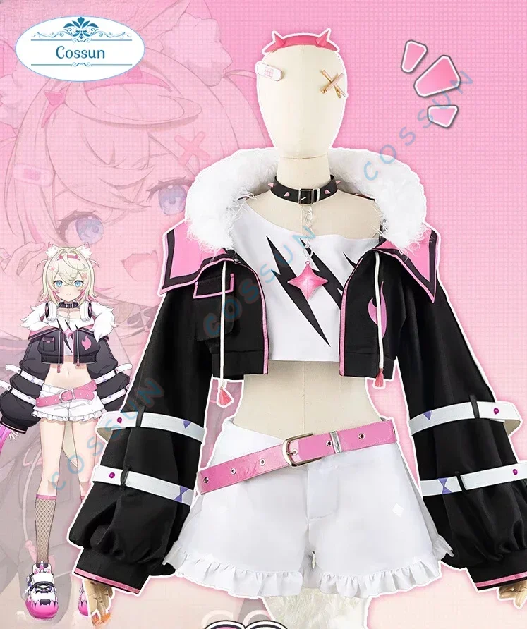 Vtuber Mococo Abyssgard Cosplay Costume Halloween outfits Women New Suit Uniform