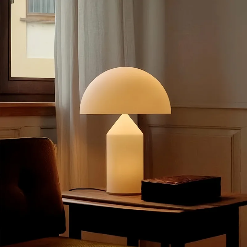 

Italian mushroom table lamp model, living room lamp, bedroom bedside table lamp