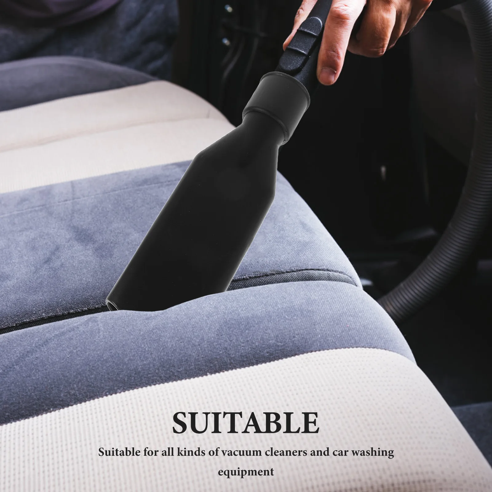 Aspiradora de boquilla plana Universal, accesorios de Hardware para detalles de coches, eliminación de manchas de polvo multifuncional para vehículo