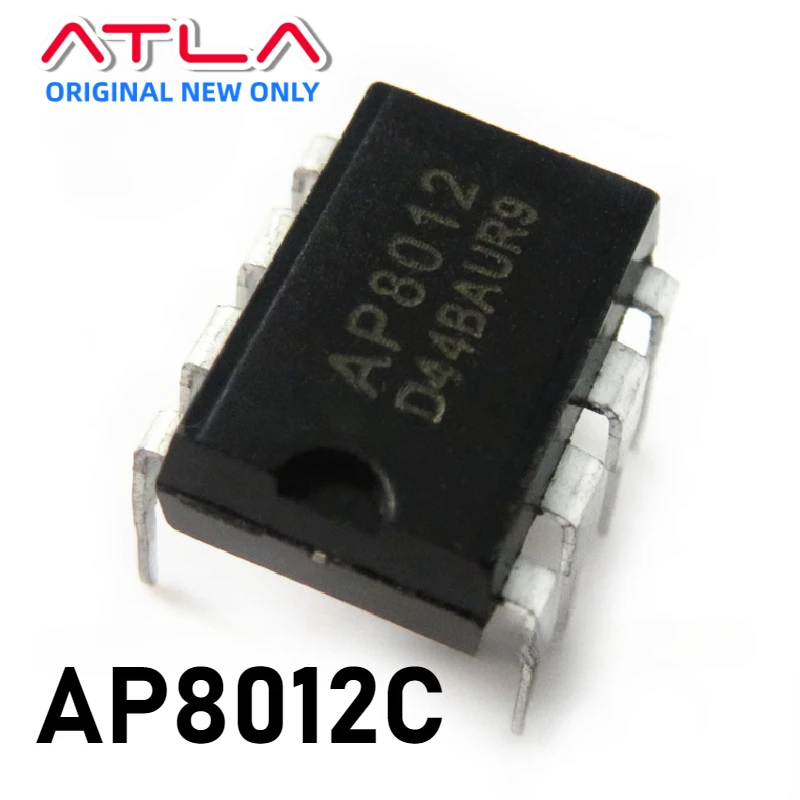 (10pcs) AP8012C AP8012 8012 DIP-8  PWM Controller 60kHz New Origin    and Power MOSFET for AC-DC Converters