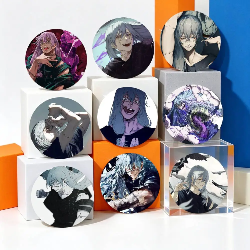 M-mahito Jujutsu Kaisen Anime Pins Brooch Cartoon Badge For Friend Backpack Clothes Collect Accessories Jewelry Gift