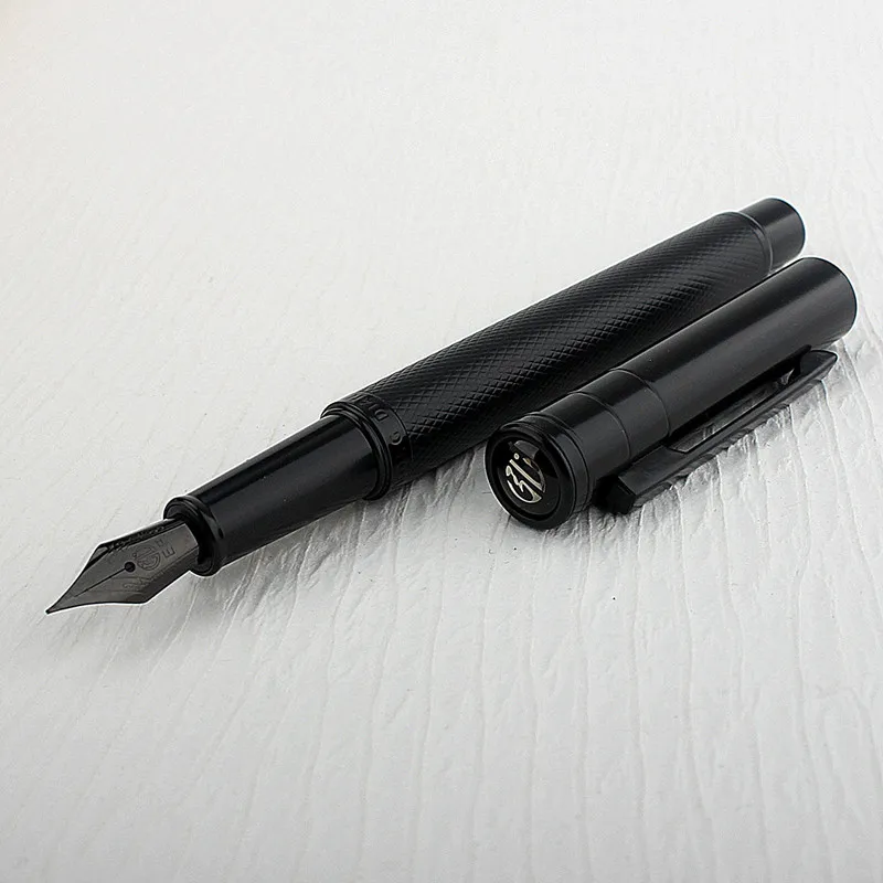 

Metal Luxury F Nib Fountain Pen Holder Clip Pen Stainless Steel 0.5mm/0.38mm Pens for Writing School Stationery Office Supplies