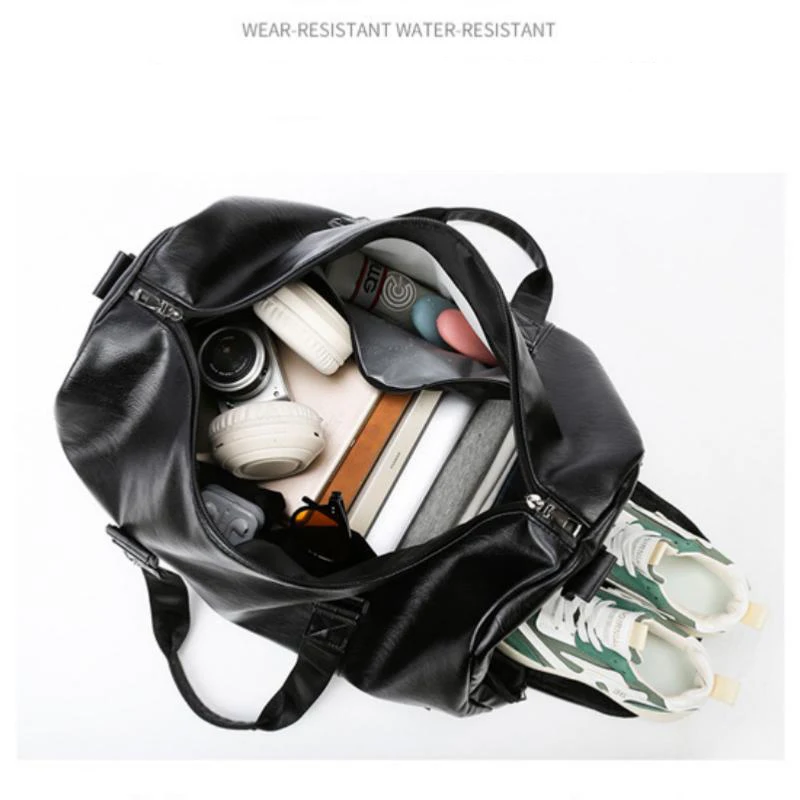 حقيبة جولف بوسطن، حقائب ملابس الجولف، حقيبة يد للأعمال، حقيبة يد كروس ذات سعة كبيرة، هدايا رياضية للياقة البدنية من جلد البولي يوريثان الناعم #2