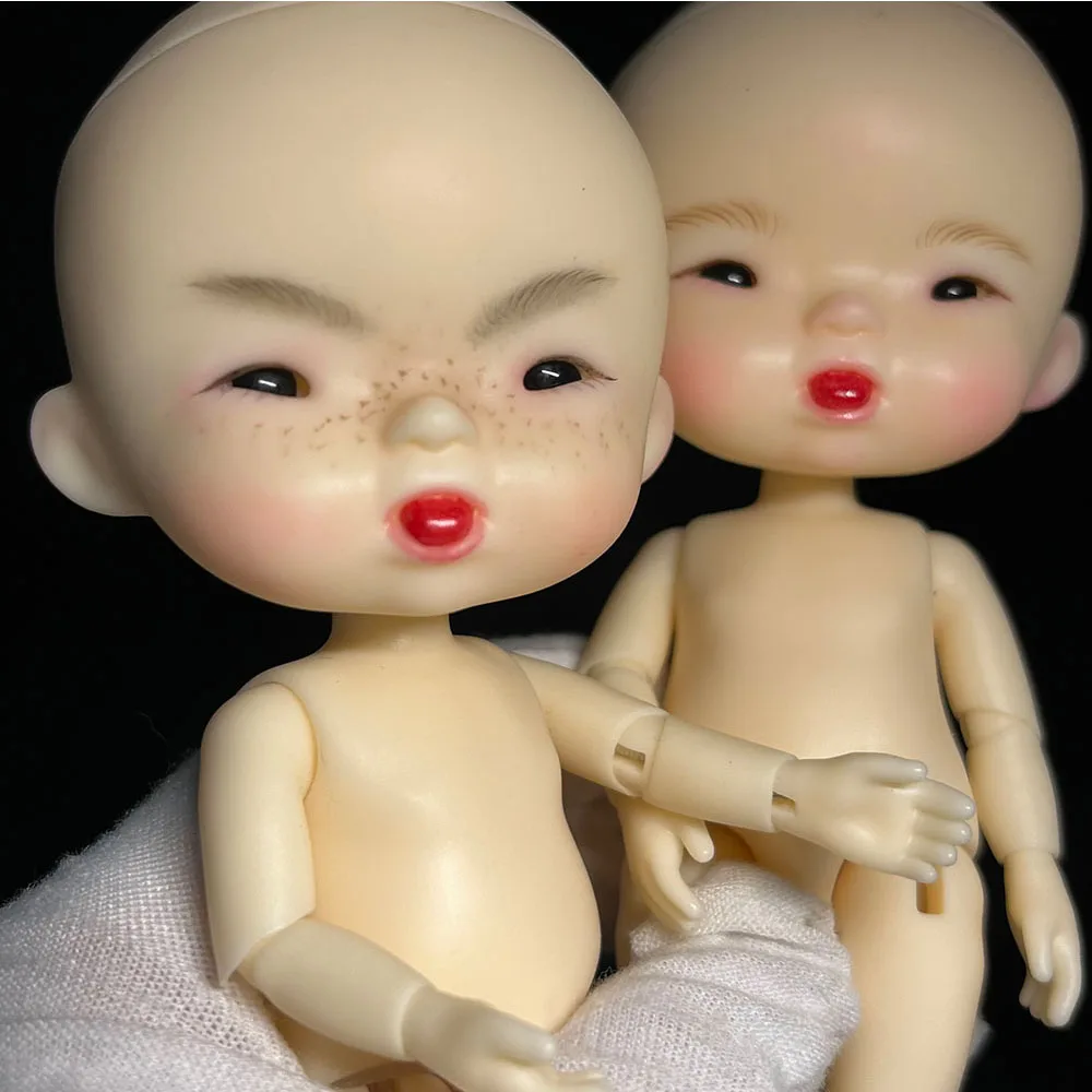 GaoshunBJD 1/8 Tongue Boy make face Diandian Qbaby blythe ob22 ob11 ACGN anime comic resin mold for girls bodys DIY toy birthday