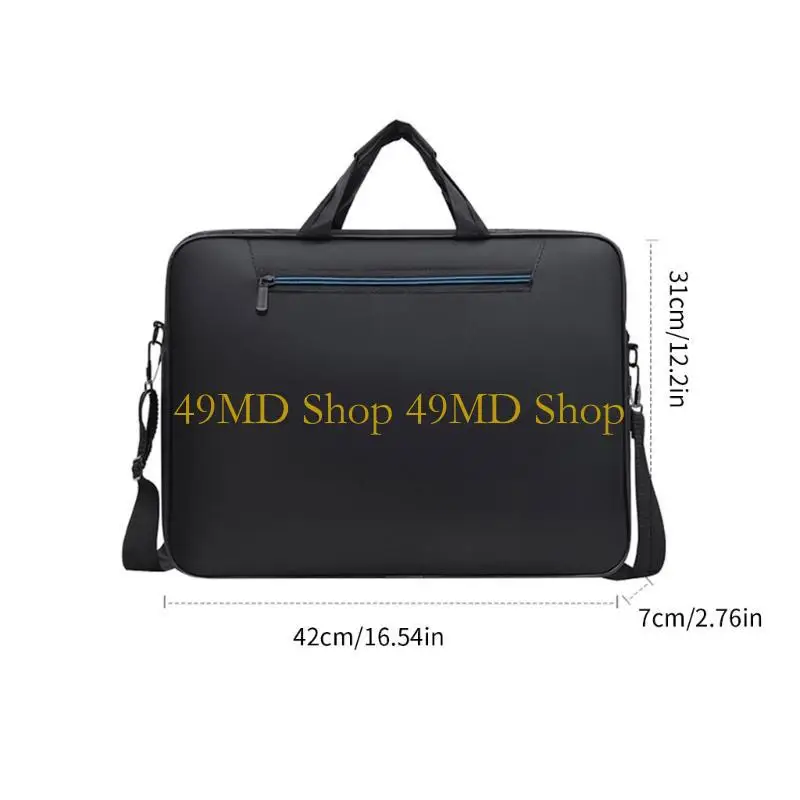 Bolsa para notebook 49MD para laptop 15,6 polegadas, computador capacidade Bolsa Bolsa
