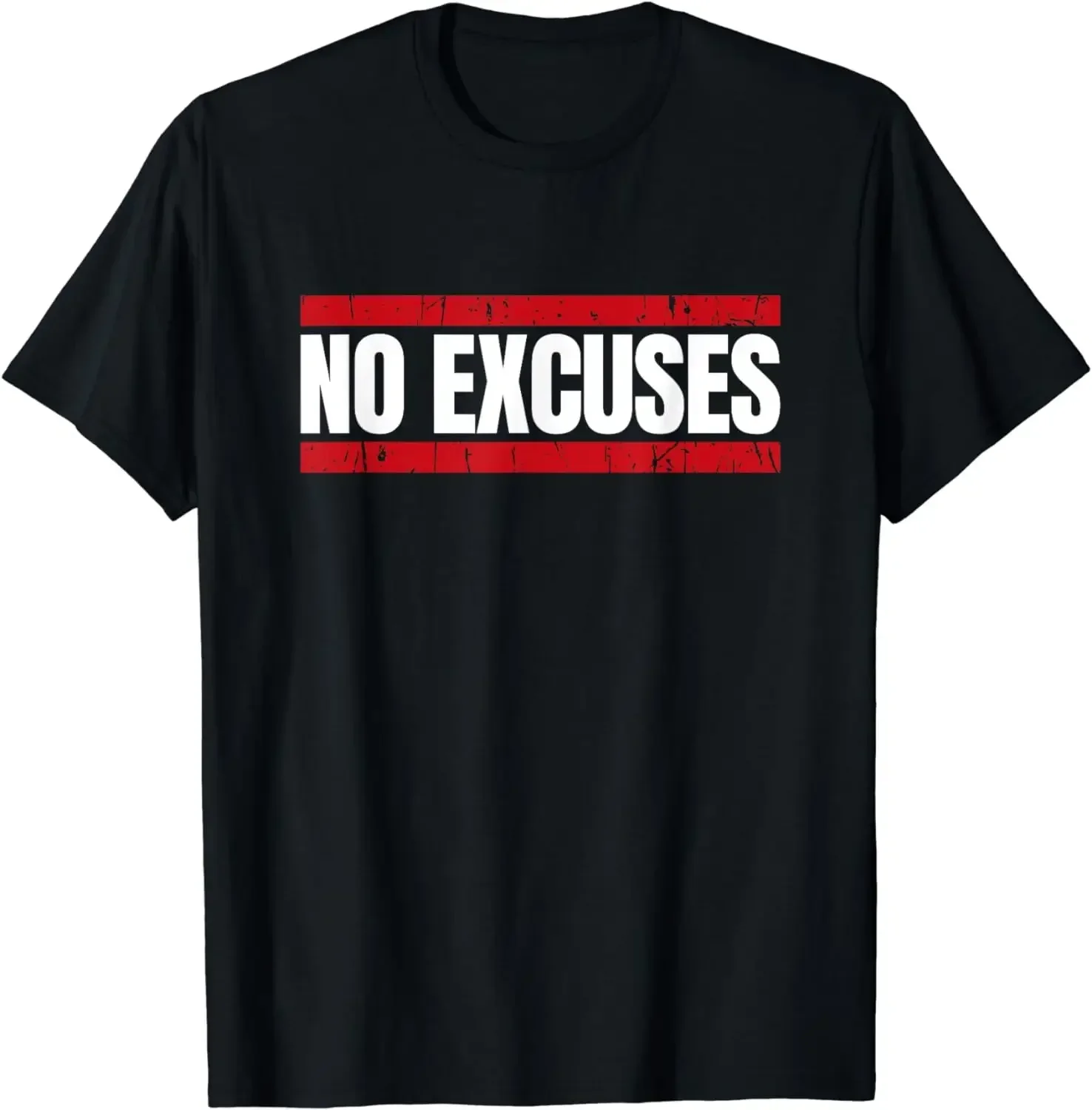 

Unisex Style Shirts for men Men Clothing Graph Birthday Gift No Excuses Inspirational Saying Motivational Gym Workout TShirt