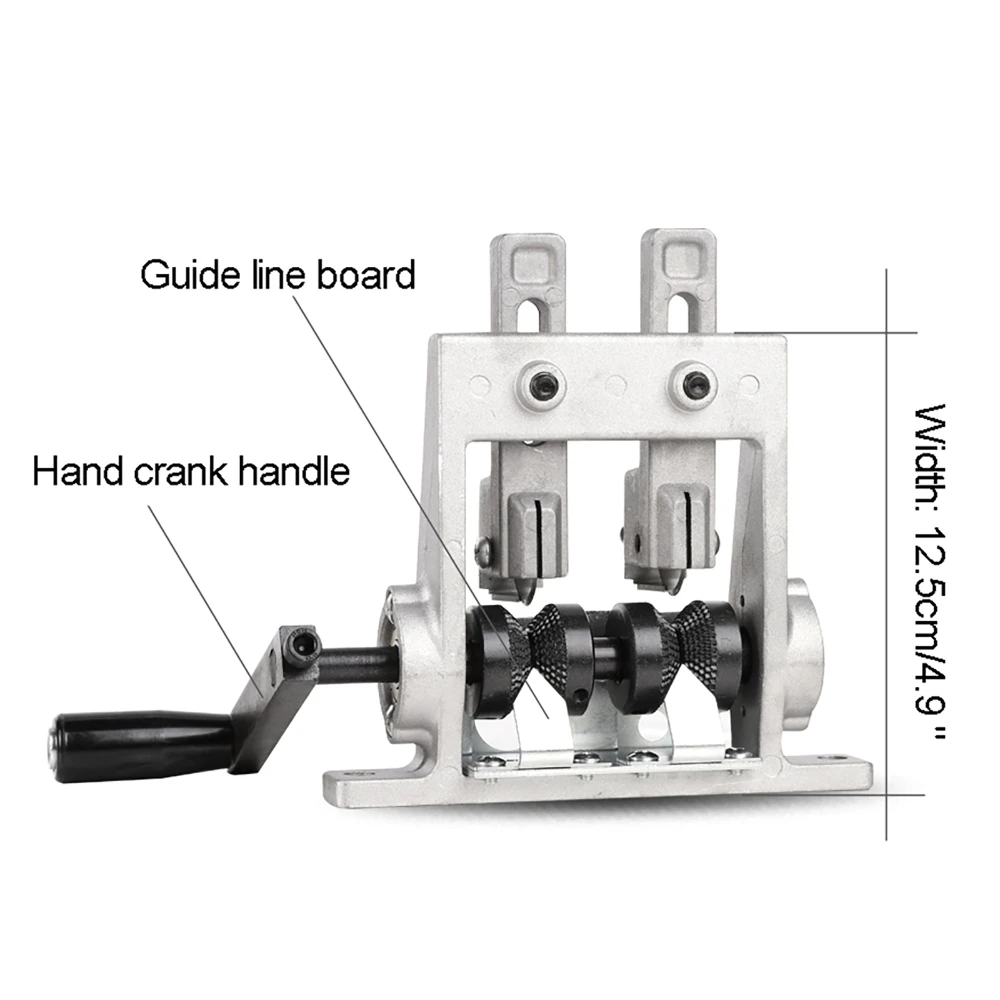 Hand-cranked Wire Stripping Machine with 2 blades Professional Manual Wire Stripper for 1-22mm Scrap Waste Copper Stripping