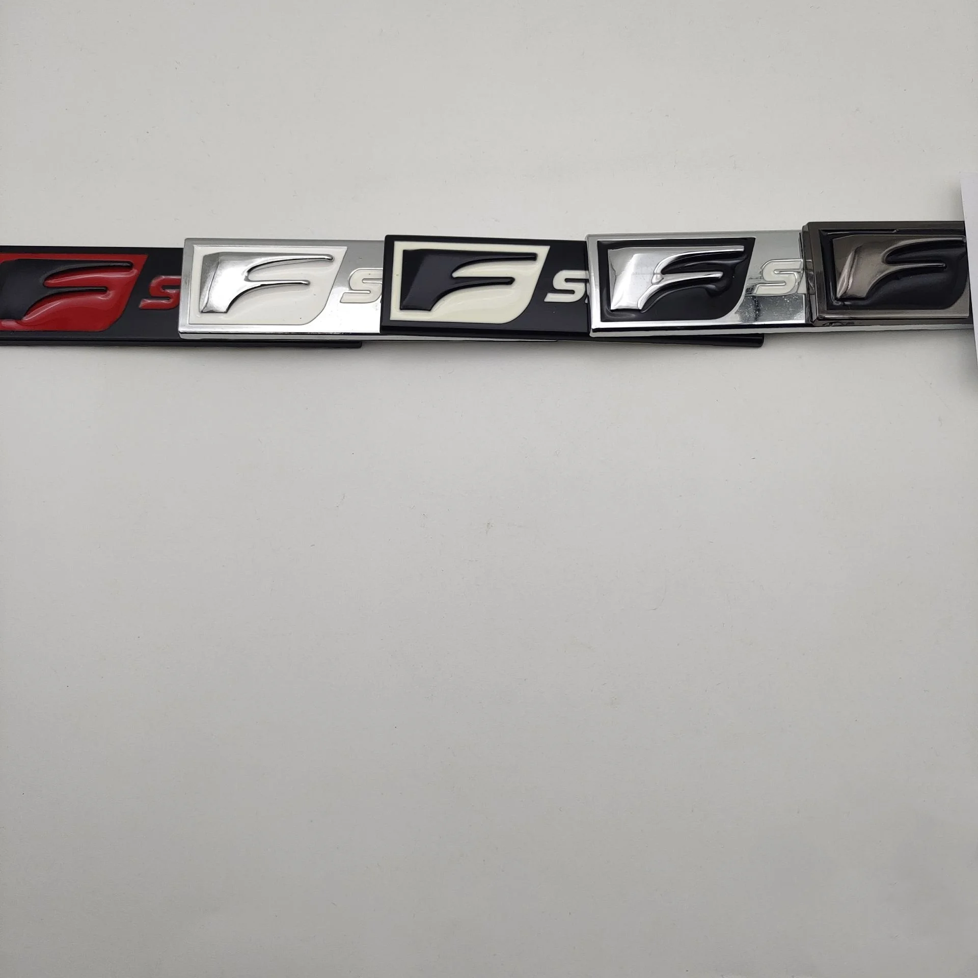 1 PCS/lot F-sport sticker 98mmX27mm 3D Decal accesorios para auto Suitable for L-exu5 series Metal Car Decal Cars accessioes