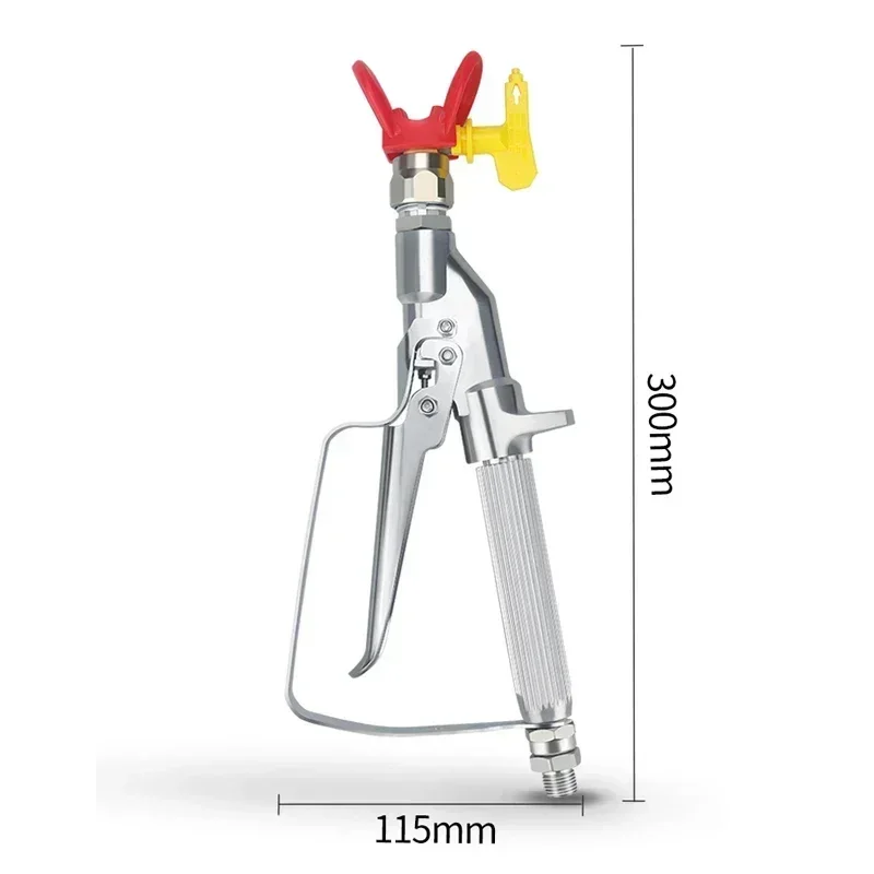 3600psi pistola de acessórios de spray de tinta mal ventilada de alta pressão com protetor de bico de ponta 517 para máquina pulverizadora de bomba