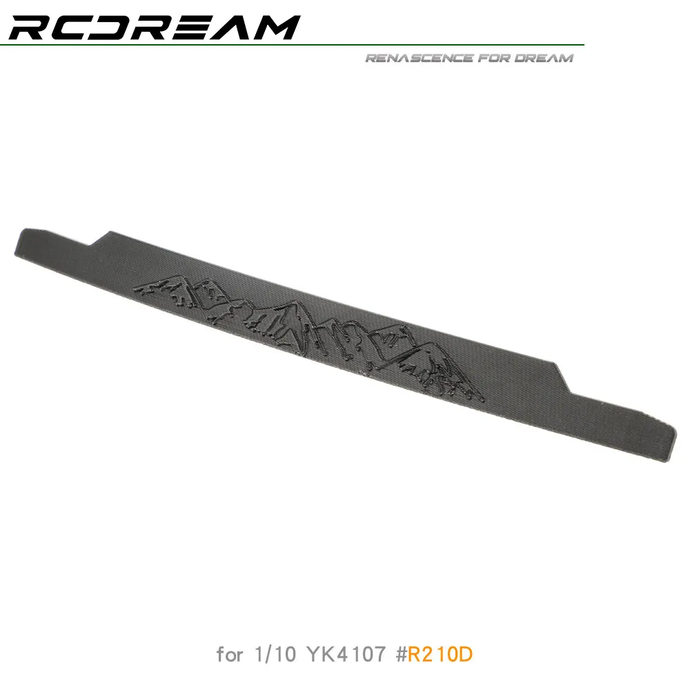 RCDream 1/10 Front Hood Sand Stone Guard  Air Deflector Shield for YK4107 Patrol Y61 Option Part upgrade