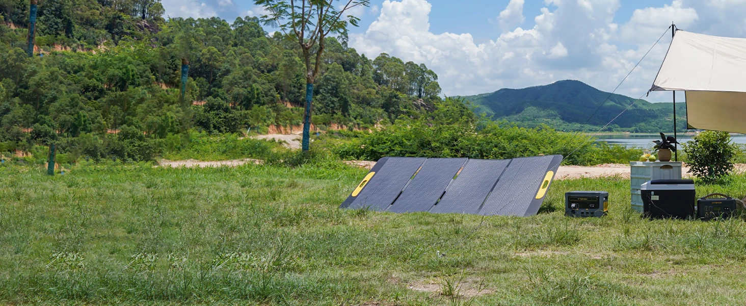 VTOMAN VS400W faltbares Solarpanel, 40,32 V, hocheffizientes, tragbares Solarladegerät für Outdoor-Kraftwerke – Detail 11