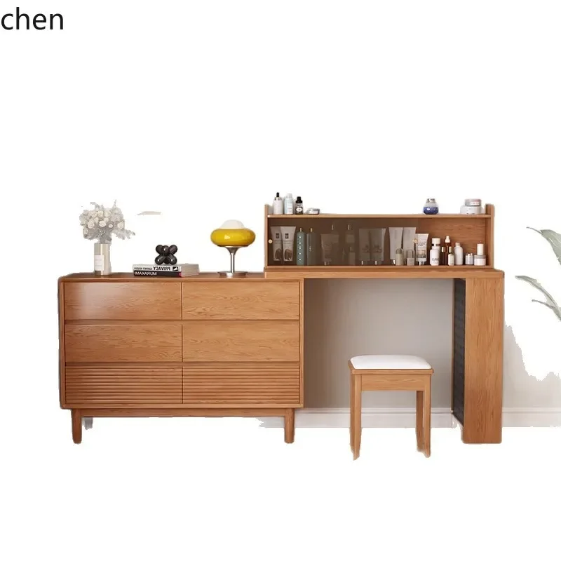 YY- Dressing Table and Chest of Drawers Integrated Bedroom Simple Modern Makeup Table Corner Master Bedroom Makeup Cabinet