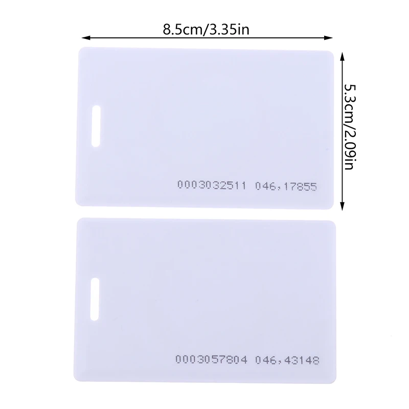 10Pcs Frequency RFID Card Copyable Changeable Duplicator White Card ID With Code Rewritable Composite Key Cards TK 4100 Chip