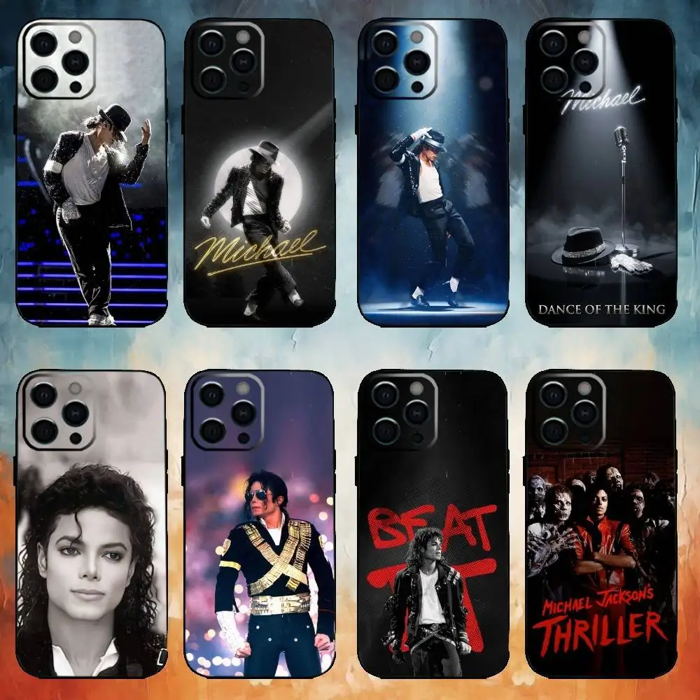 

Singer m-Michael j-Jackson Thriller Phone Case For iPhone 17,16,15,14,13,12,11 Plus,Pro,Max,XS Silicone Soft Cover