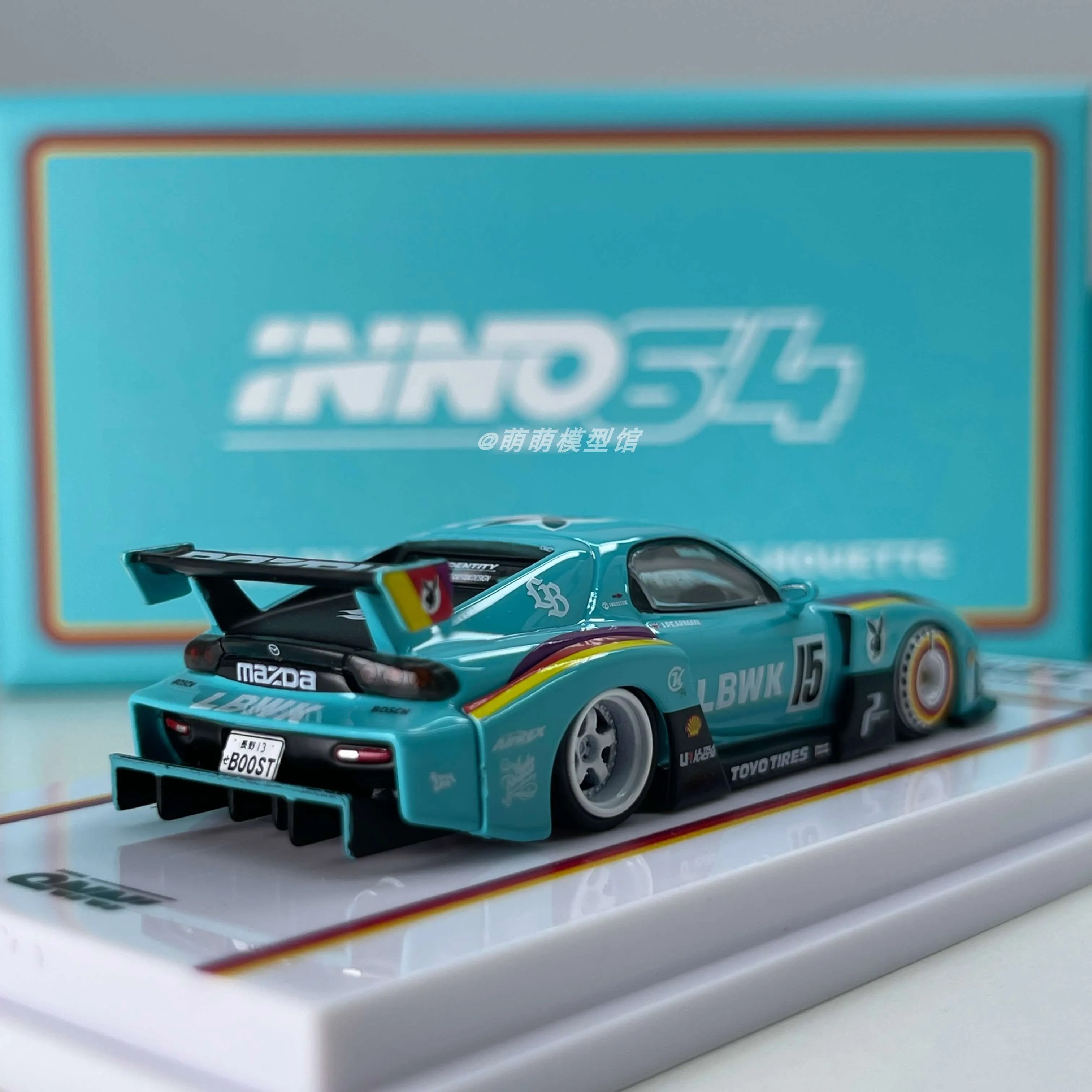 inno 1/64 RX-7 Mazda alloy car model toy