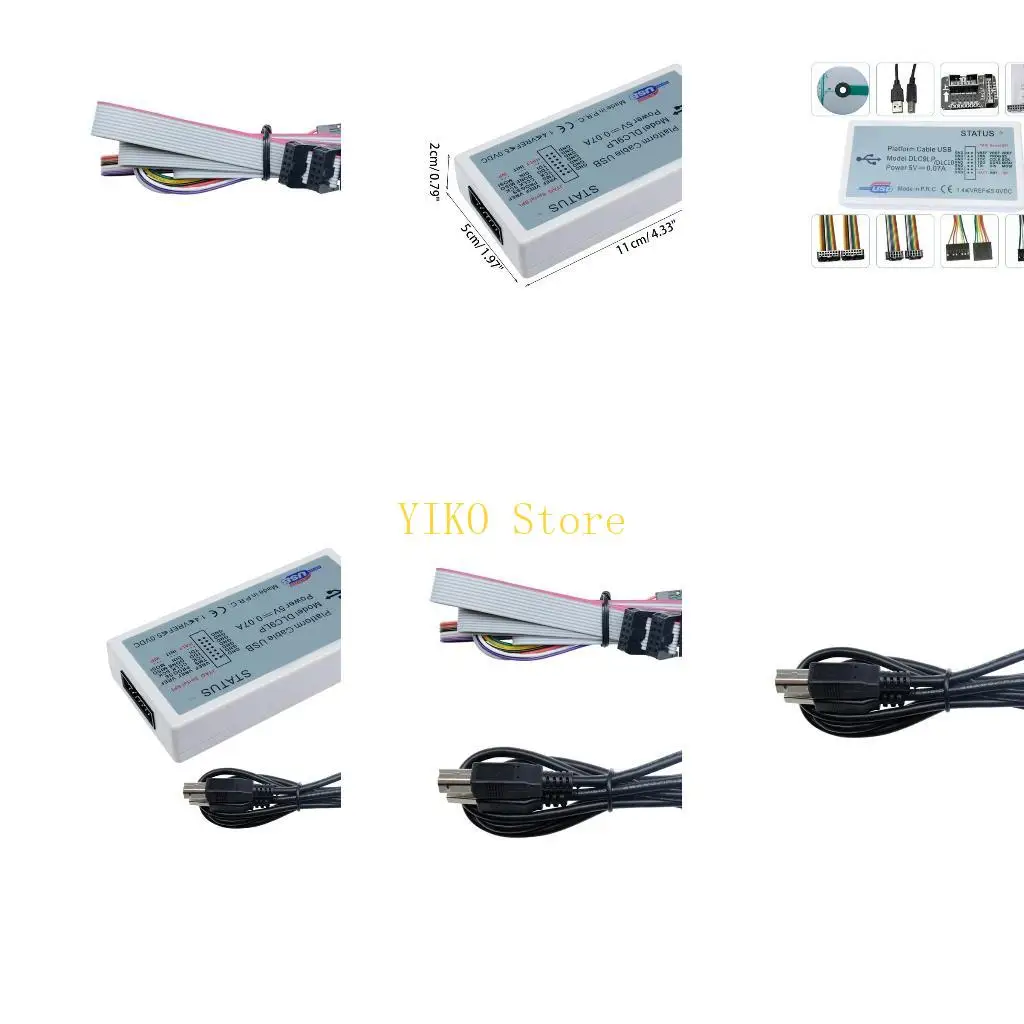 

K32C DLC9 Downloader Line DLC9LP Emulator for Original Xilinx Platform Cable Usb CY7C68013A+XC2C256 Solution