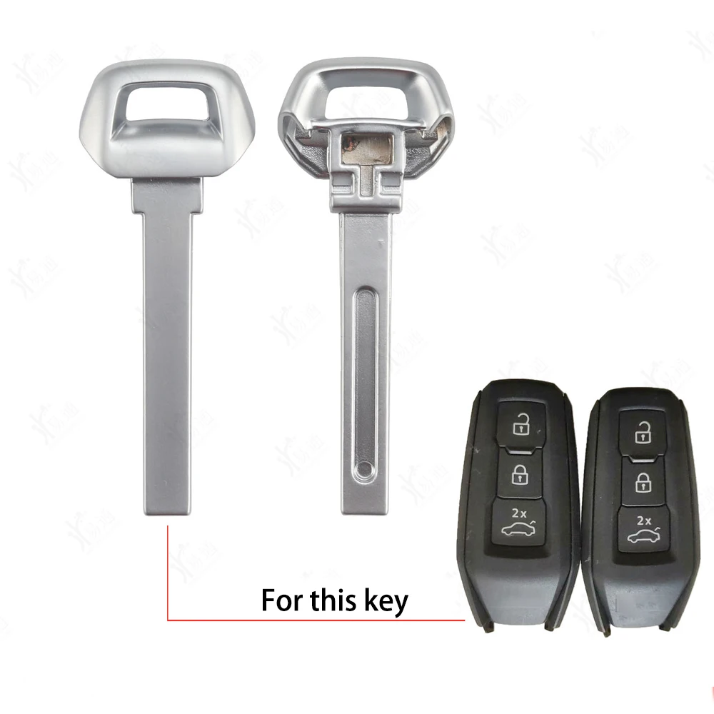 Smart Card Small Key Balde For New A-udi A7 / A5 remote control mechanical emergency key blank