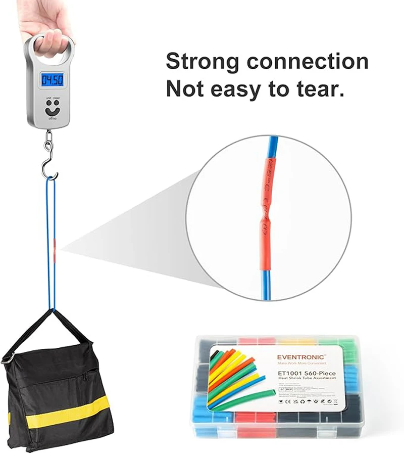 1300/650 أنابيب الانكماش الحراري أنبوب مقاوم للحرارة طقم تغليف الانكماش الحراري سلك توصيل كهربائي كابل التغطيه العازل