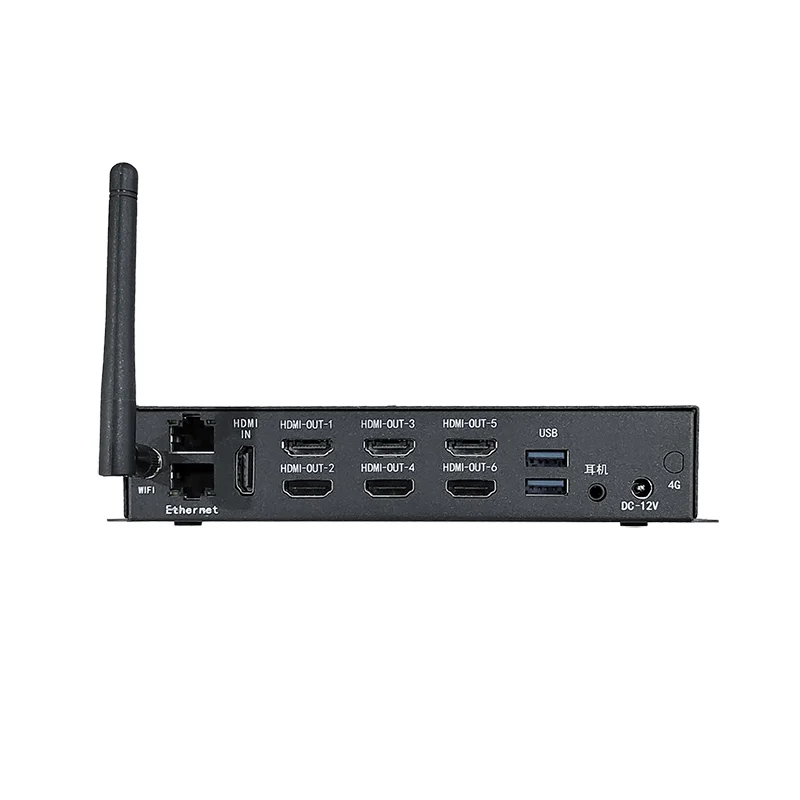 UHD Network Digital Signage Player For Mp4 Video, Audio, Music, Picture, Information Advertisement Distribution Player Box 4K 8K